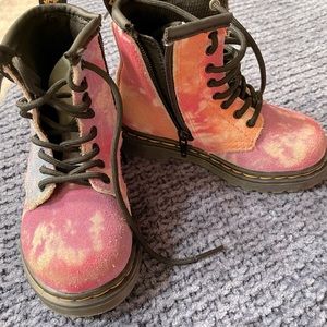 Kids Tie Dye Dr Marten Boots